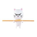 貴重な棒を持つネコ フィギュアコレクション