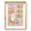 Thikity friends. 리소그래피 인쇄 포스터 Richard "I'm coming" (보라색)