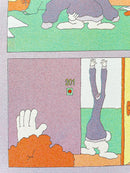 Thikity friends. 리소그래피 인쇄 포스터 Richard "I'm coming" (보라색)