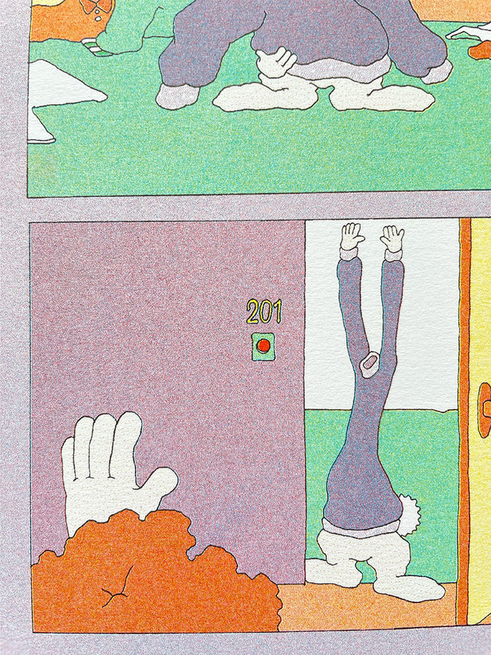 Thikity friends.リソグラフプリントポスター Richard 