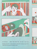 Thikity friends.Risograph print poster Tim Peterson "Good choice" (Blue)