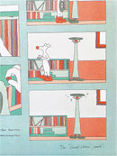 Thikity friends.Risograph print poster Tim Peterson "Good choice" (Blue)