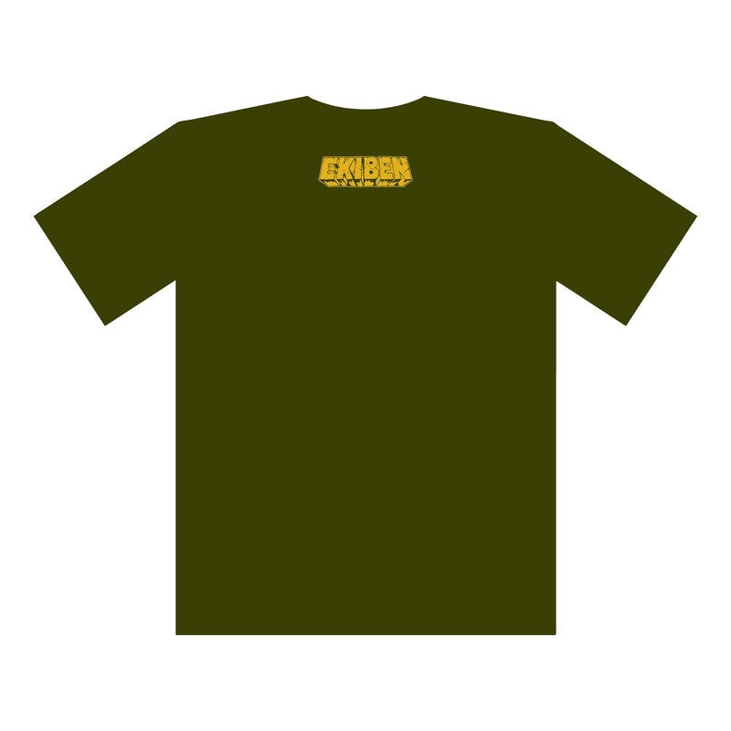 VINYL Graphic T-shirt / Ken Hamaguchi / Army green
