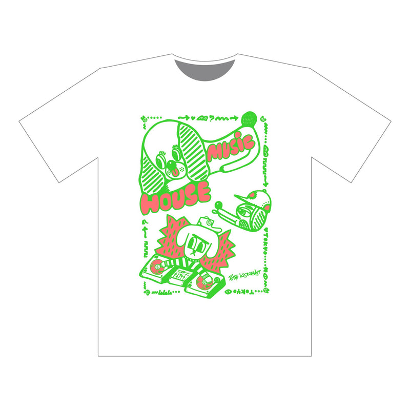 VINYL グラフィックTシャツ / Rob Kidney(ロブキドニー)/ ホワイト