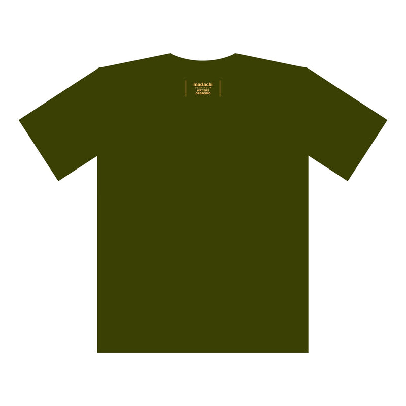 VINYL图案T恤/WATERS/ORGASMO/军绿