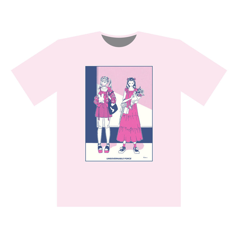 VINYL グラフィックTシャツ / 須藤はる奈/ フロストピンク