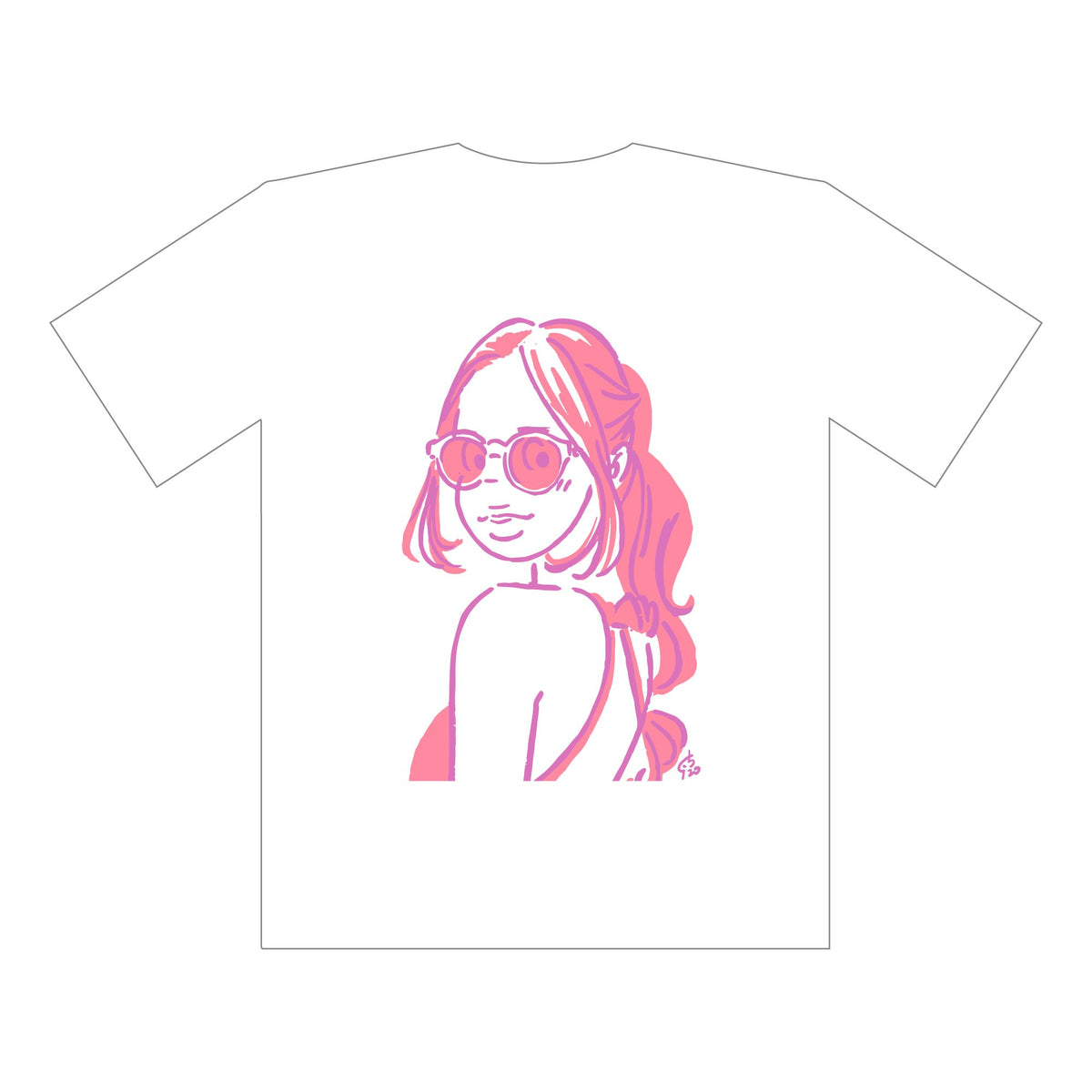 VINYL グラフィックTシャツ BIG T / さくらいはじめ / サングラス
