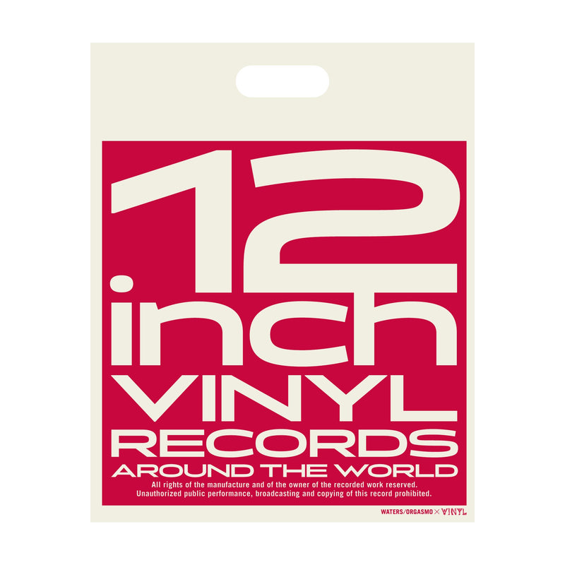 VINYL LPレコードバッグ（PVC） / WATERS/ORGASMO(ウォーターズ／オーガズモ)