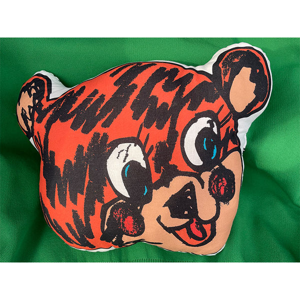 Titty bear face cushion/Rob Kidney