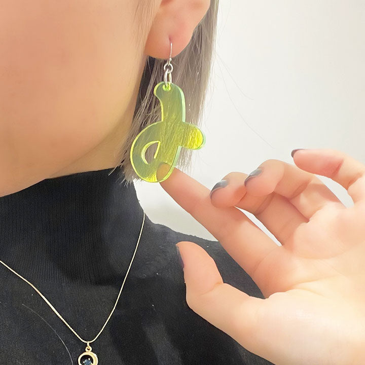Izakaya earrings [finishing rice ball]/KAE