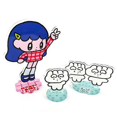 アクリルスタンド / モニョガール&ぎょうざちゃんセット /モニョチタポミチ