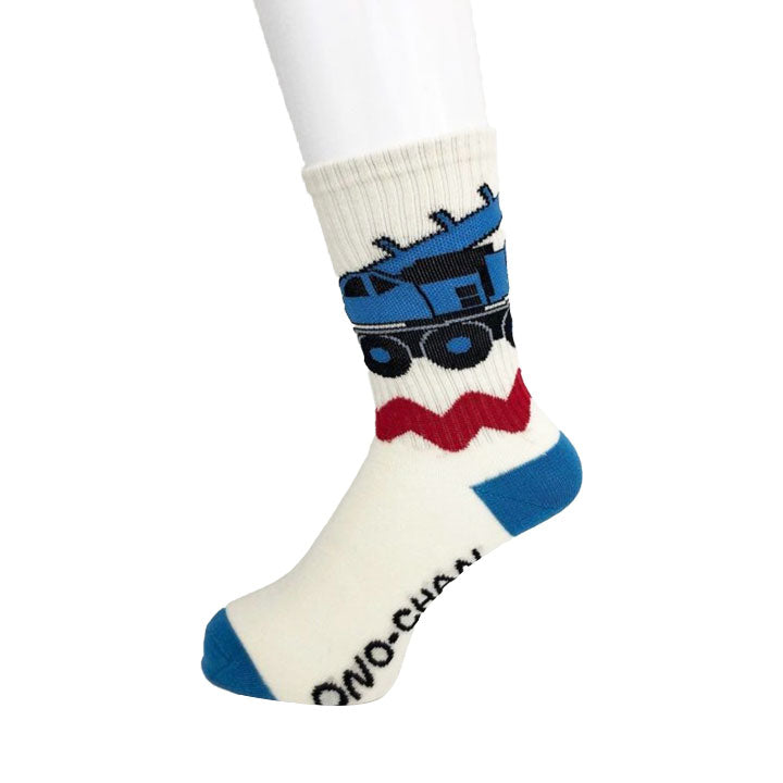 Socks / White / ONO-CHAN×Gana G Socks