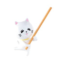貴重な棒を持つネコ フィギュアコレクション